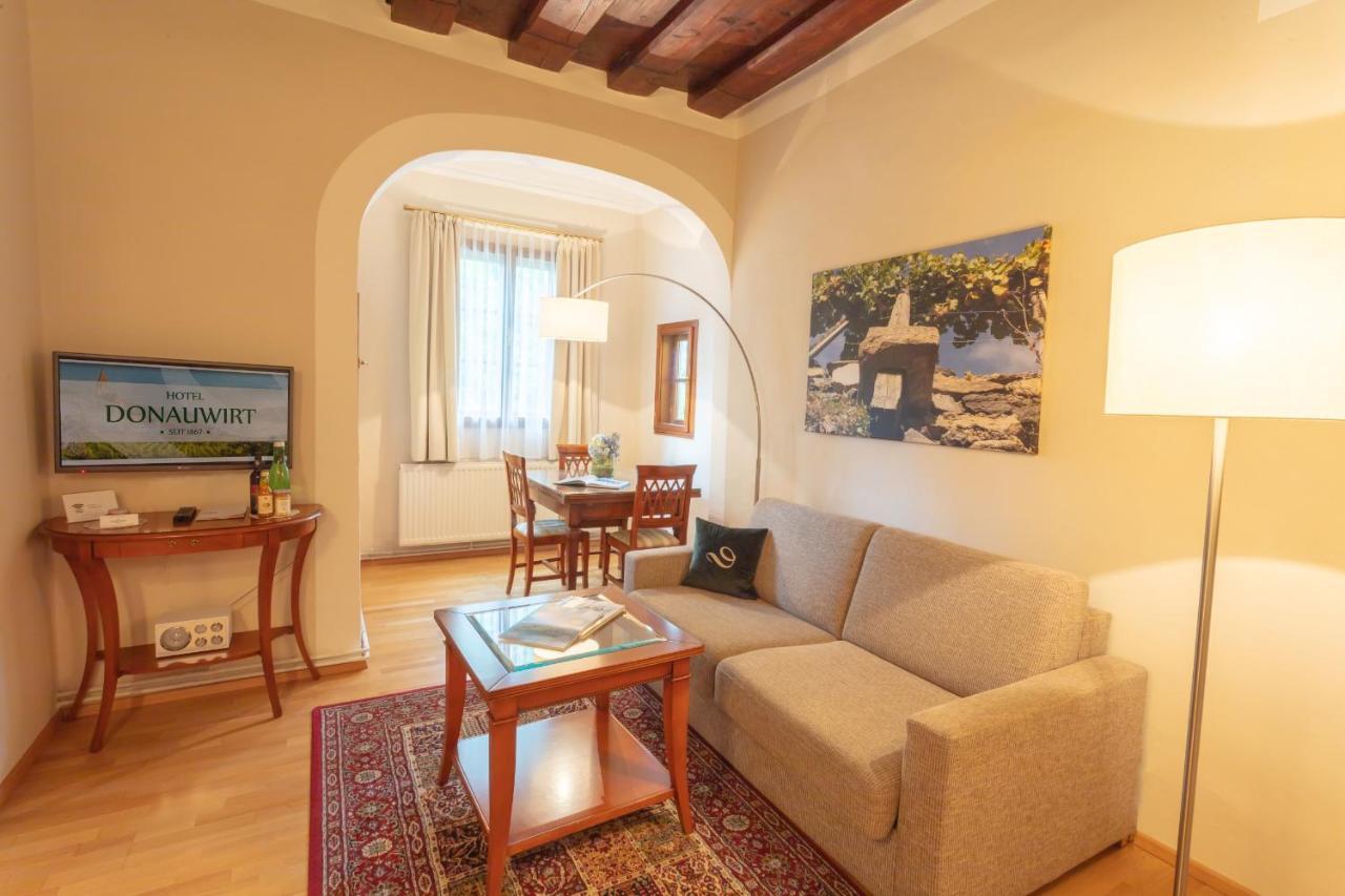 Donauwirt - Hotel Garni Weissenkirchen in der Wachau Bagian luar foto