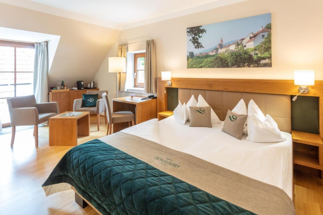 Donauwirt - Hotel Garni Weissenkirchen in der Wachau Bagian luar foto